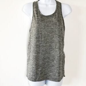 Zella Tank Top Medium Racer Back Grey Green Heather